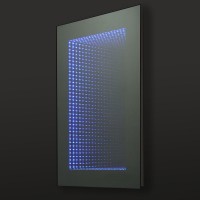 Illuminated Bluetooth Mirror With Demister Pad