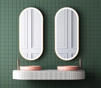 एल्यूमिनियम फ़्रेमयुक्त एलईडी टच मिरर