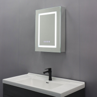 प्रबुद्ध बाथरूम मिरर कैबिनेट