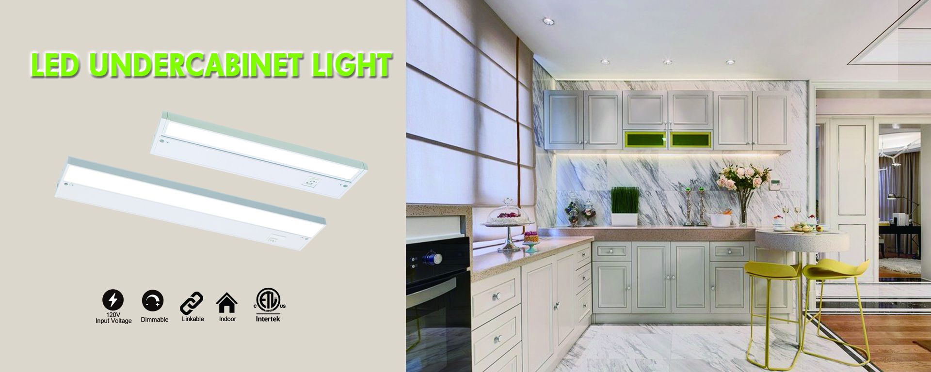 Intertek lighting on sale under cabinet