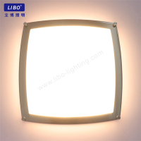 Llum de sostre LED quadrada de níquel setinat regulable CL-02