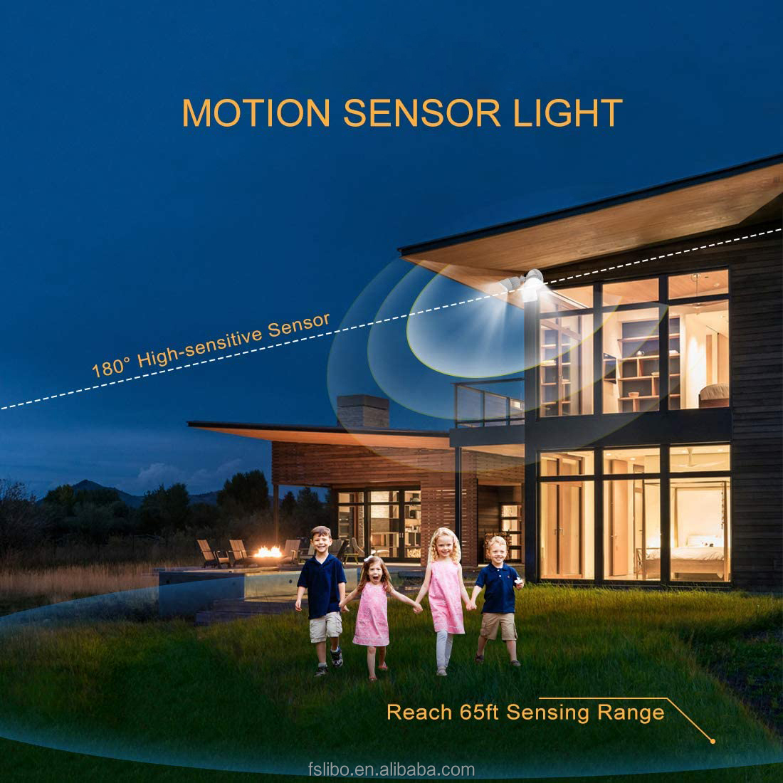 led security light with motion sensor