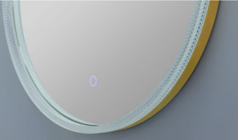 LED Circle Cooper Free Silver Bakgrundsbelyst Spegel