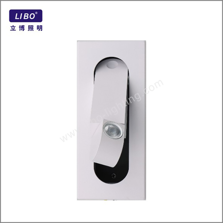 Digit Single Light LED Switched Recessed Reading Light