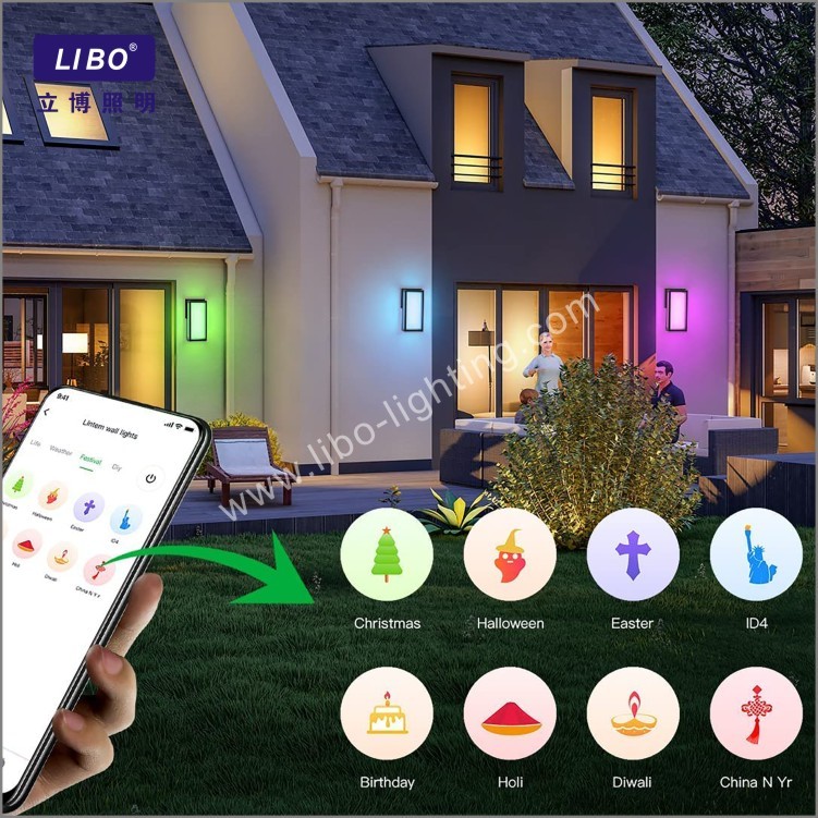 led outdoor wall sconce HO-48