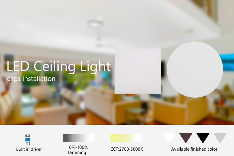 Square ceiling lights