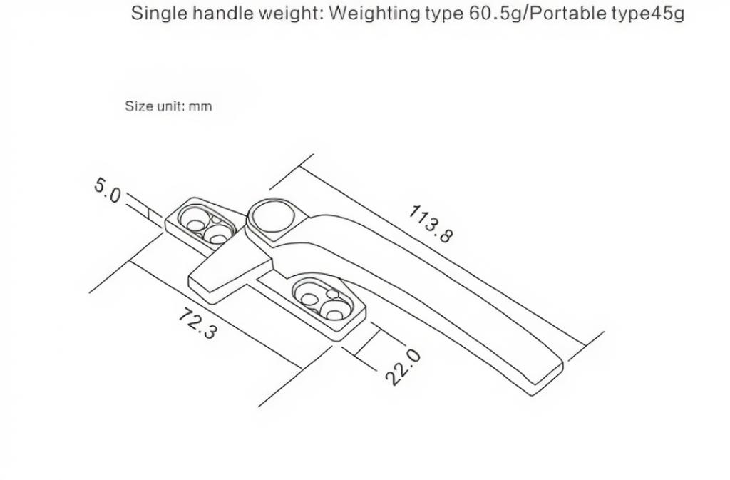 Window Handle Lock Casement Window Handle