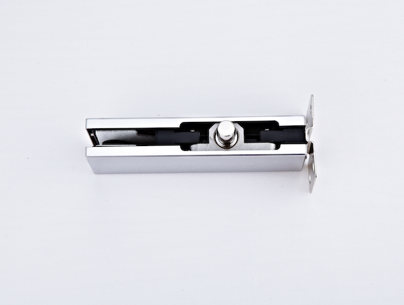 Stainless steel glass door clip aluminum alloy inner core