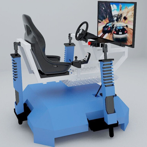 Système de mouvement de simulateur de course 3 DOF