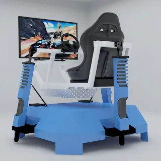 Système de mouvement de simulateur de course 3 DOF