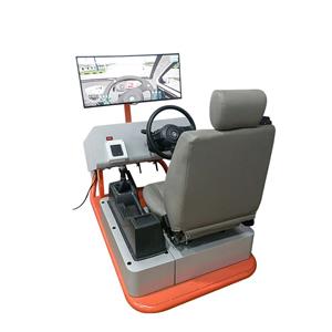 Simulador de treinamento de direção de carro esquerdo