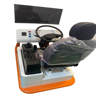 Simulador de treinamento de direção de carro esquerdo