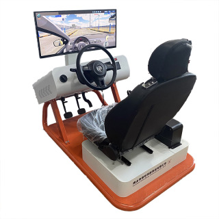 Máquina de simulador de automóvil para que el aprendiz conduzca