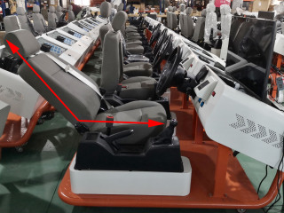 What is the driving training simulator used to do