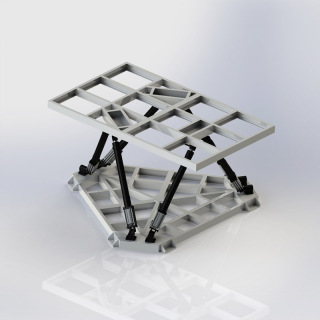 Système de mouvement de simulateur de vente chaude 6 DOF