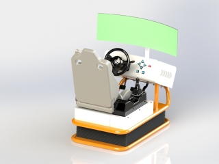 Definition of car driving training simulator