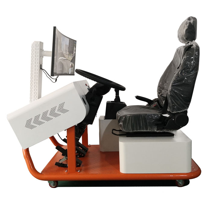 Drive training exam car simulator