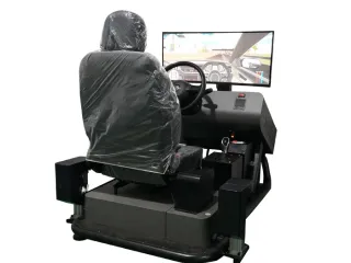 Simulator mengemudi mobil dinamis 3 DOF