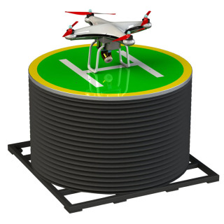 Denizde 3DOF hareket platformlu kendi kendini dengeleyen drone önlüğü