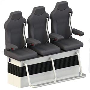 Reduce shaking chair with 3DOF motion platform