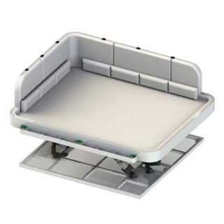 Reduce shaking chair with 3DOF motion platform