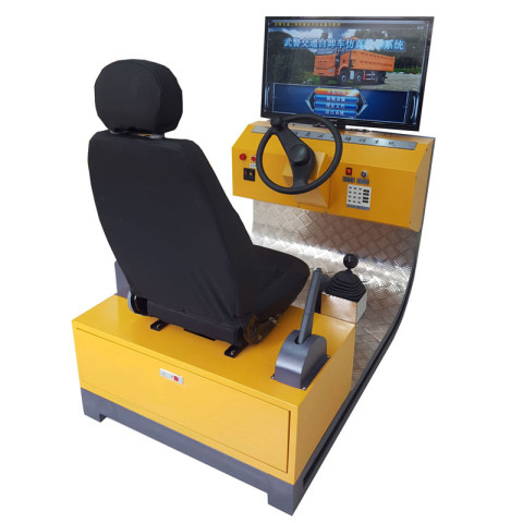 Dump truck training simulator