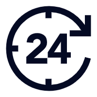 サービス後 24 時間