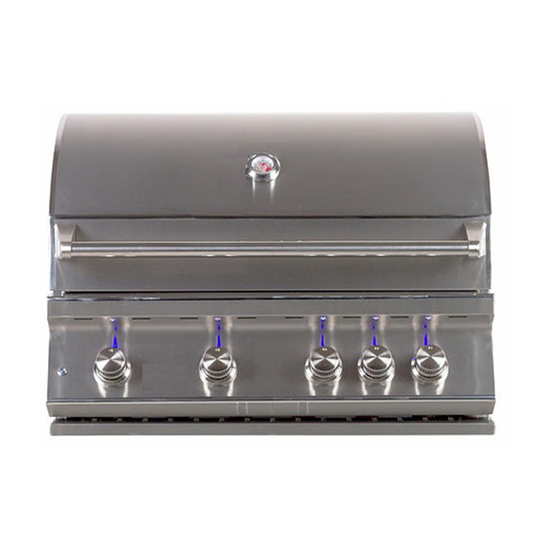 34 インチ 4 鋳造ステンレス鋼バーナー ビルトイン バーベキュー グリル CBB4