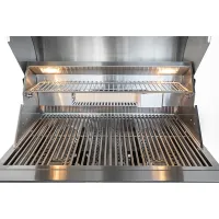 Brûleur en acier inoxydable coulé de 28 po à 3 brûleurs Grille de barbecue intégrée CBB3