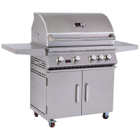 34” cast stainless steel burner BBQ grill CBF4DD