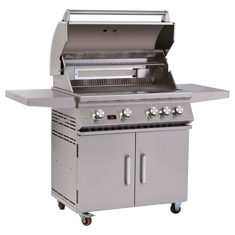 34” cast stainless steel burner BBQ grill CBF4DD