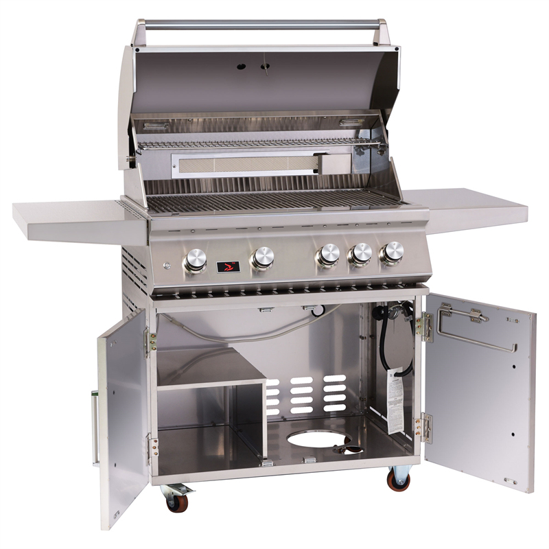 34” cast stainless steel burner BBQ grill CBF4DD