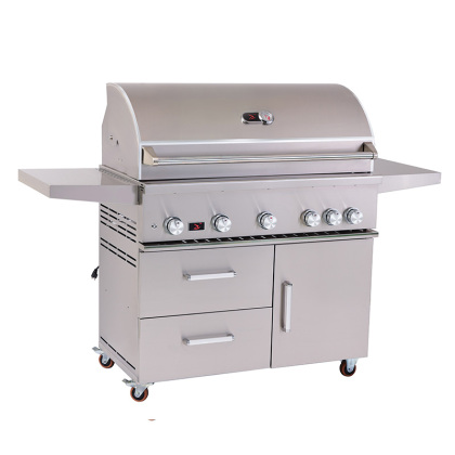 Freistehender Gasgrill aus Edelstahl 304