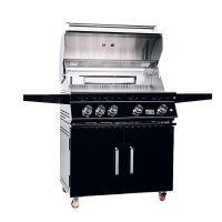 34インチ 4 鋳造ステンレスバーナー バーベキュー グリル CBF401(B)