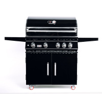 34インチ 4 鋳造ステンレスバーナー バーベキュー グリル CBF401(B)