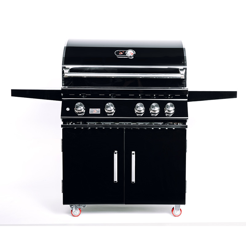 34インチ 4 鋳造ステンレスバーナー バーベキュー グリル CBF401(B)