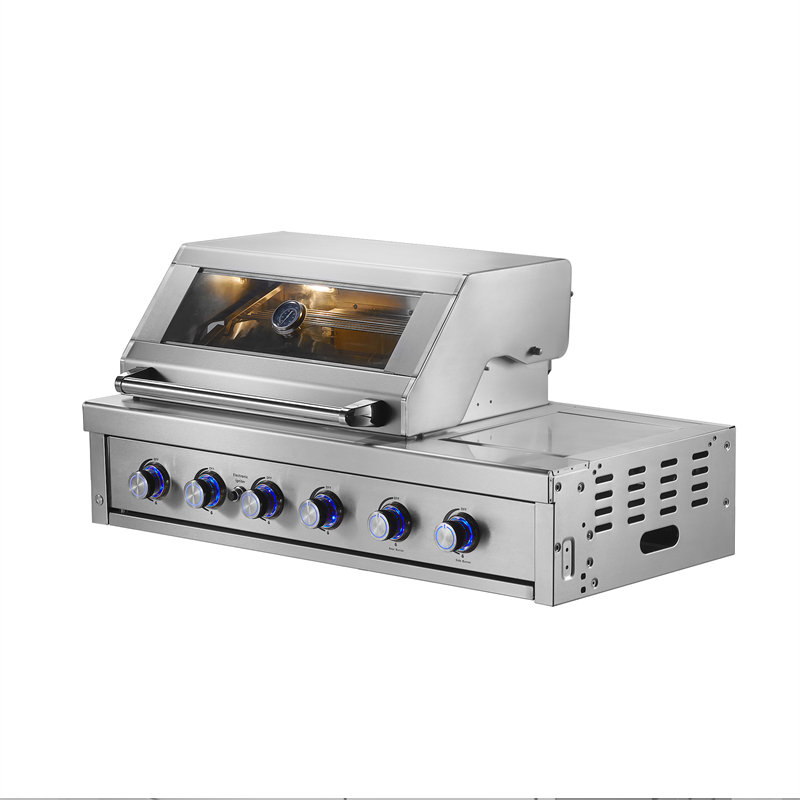 Supply 4 Burner Built In Gas Grill With Side Burner And Infrared Burner ...