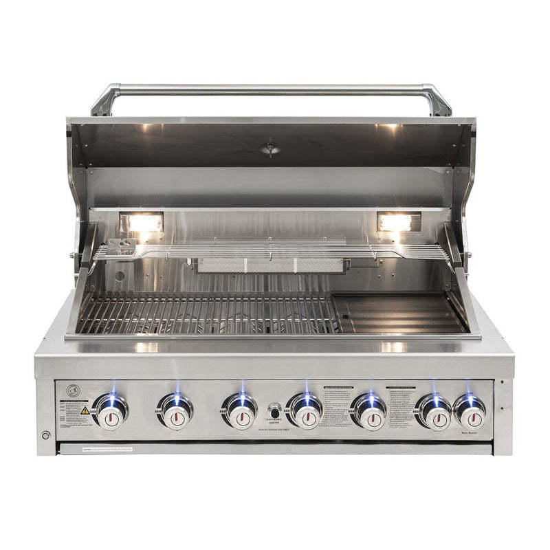 6-Flammen-Einbaugrill aus Edelstahl der CBU-Serie CBU-601-B