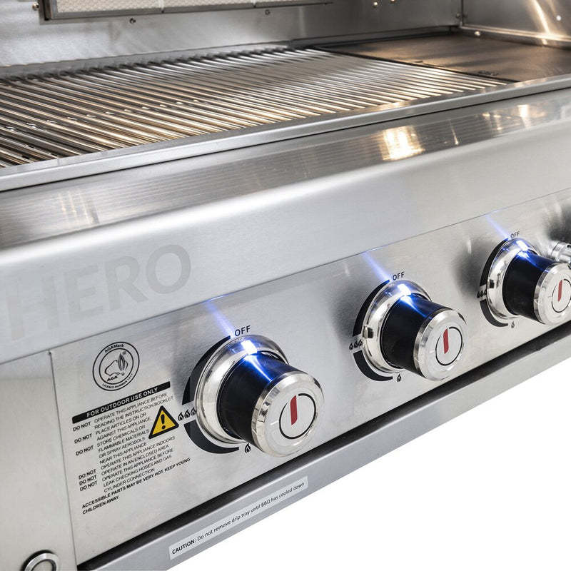 6-Flammen-Einbaugrill aus Edelstahl der CBU-Serie CBU-601-B