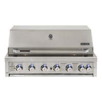 6-Flammen-Einbaugrill aus Edelstahl der CBU-Serie CBU-601-B