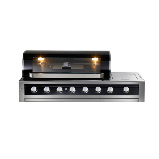 6 Burner Black stainless Steel Built-In BBQ CBM Series