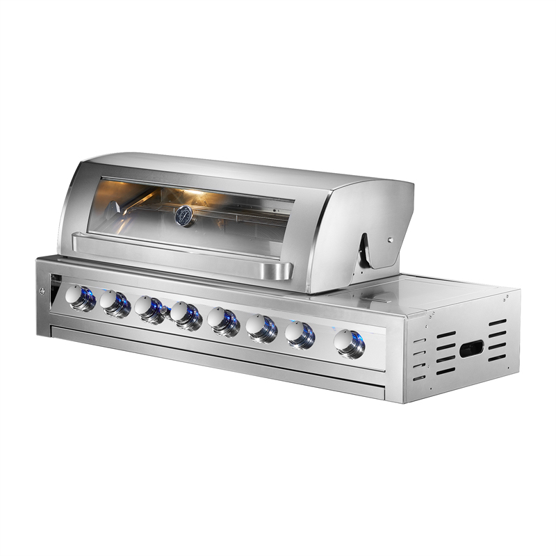 6 burner built in with glass viewing windows CBM-611BB