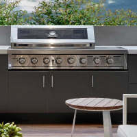 6 Burner stainless Steel Built-In with side burner BBQ CBU-611BBW
