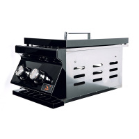 موقد مدمج مزدوج الجانب لجزيرة الشواء CBADSB-B