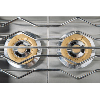 Black SS double side burner with Lid CBAPDSB-B