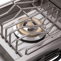 Drop-in single side burner with lid CBASSB