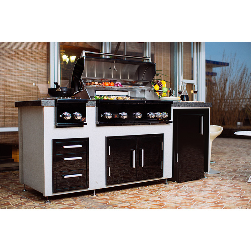 درج ثلاثي أسود من الفولاذ المقاوم للصدأ CBATD-B