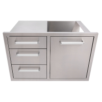 Triple Drawer & Trash Drawer Combo CBATDT