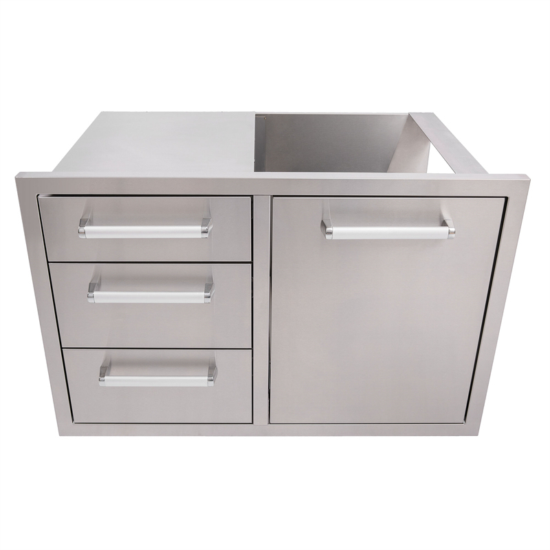 Triple Drawer & Trash Drawer Combo CBATDT