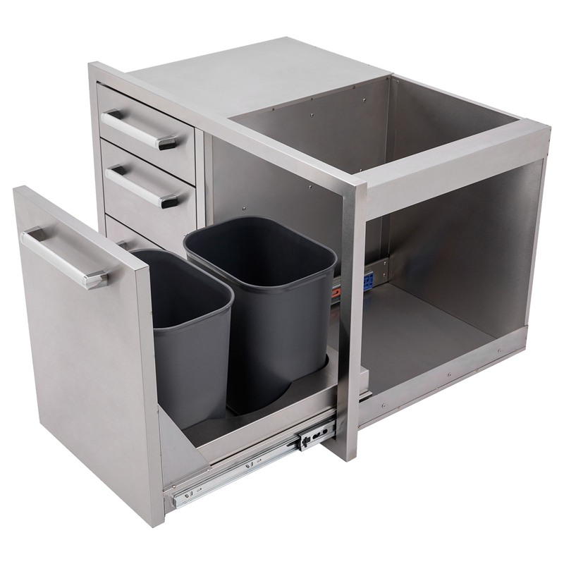 Triple Drawer & Trash Drawer Combo CBATDT